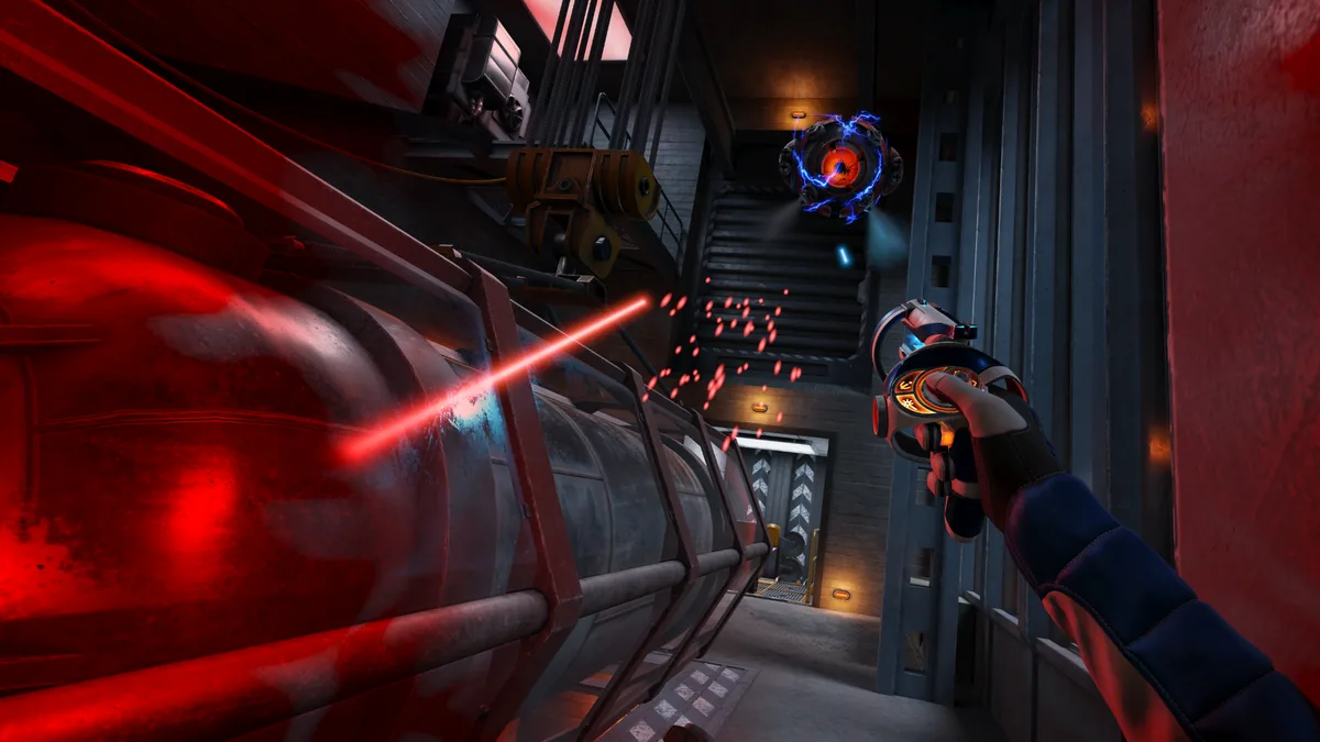 Sasha navigating a Volgravian facility